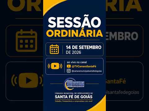 Sessão Ordinária 14 de Setembro de 2026