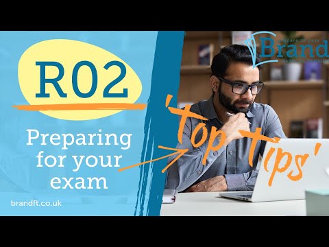 Help preparing for your R02 exam - Study Top Tips