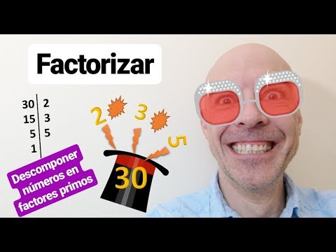 ▷ FACTORIZACIÓN DE NÚMEROS NATURALES EN FACTORES PRIMOS. Descomposición factorial