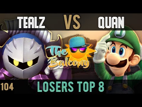 PM @ the Balcony 104 - Losers Top 8 ft. Quandiverous (Luigi) VS BCB|Tealz (Meta Knight)