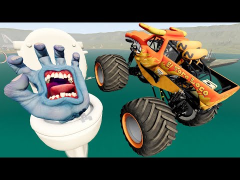 BeamNG Crazy Car Crashes and Jumps LIVE  #23 - Random Vehicles Total Destruction | Griff's Garage