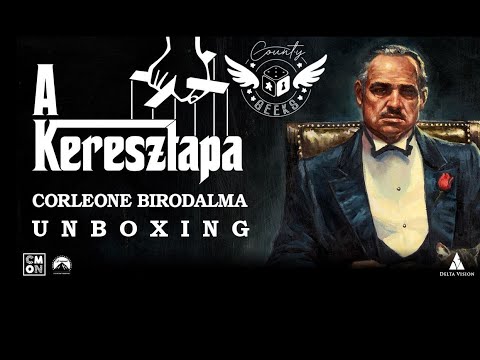 A Keresztapa - Corleone birodalma társasjáték játékbontás - County Geeks