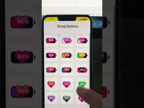 Emoji Battery Status Bar