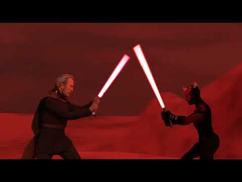 Darth Maul Vs Count Dooku [ANIMATED]