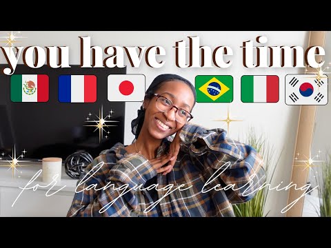 how to make time for language learning 🌍📝✨