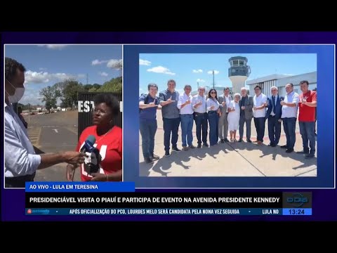 Presidenciável Lula visita o Piauí e participa de Evento na Avenida Presidente Kennedy 03 08 2022