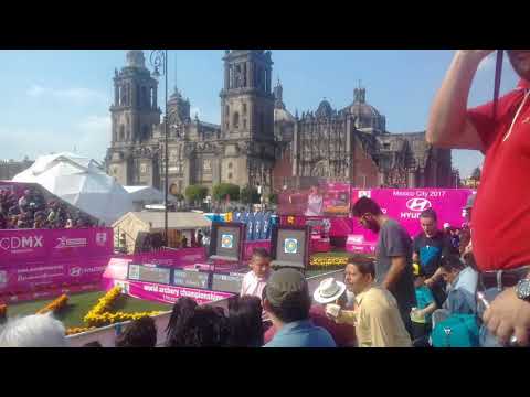 813 Song Yun soo and Yeşim Bostan at the 2017 World Archery Championships