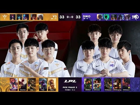 【LPL春季賽】第6週 DMO vs V5 #1