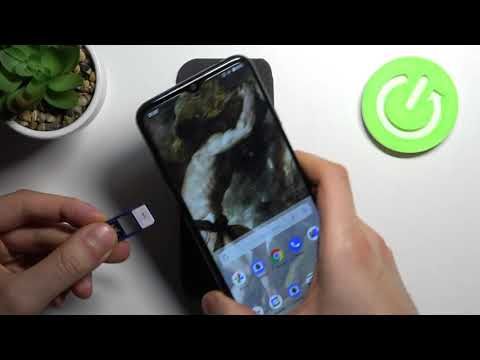 How to Insert SIM & SD Card to NOKIA G20 - Input SIM and SD Cards