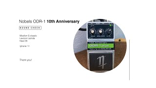 Video thumbnail for Nobels ODR-1 Plus (10th Anniversary) by Simple&Kind