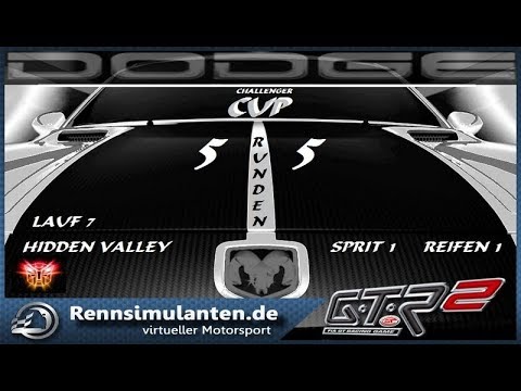 GTR2:  Dodge Challenger Cup Race 7 @ Hidden  Vally
