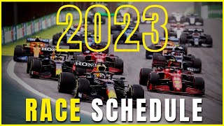 2023 f1 schedule | 2023 Formula 1 Calendar