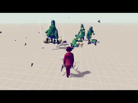 [TABS Short Clips]: Gunslinger vs cactii! - Totally Accurate Battle Simulator