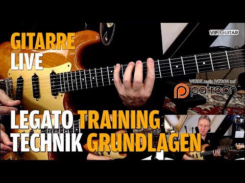 Gitarre - Legato Training - Die Technik Grundlagen