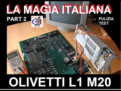 OLIVETTI M20 L1 Rev "D" - Smontaggio e test #olivetti #olivettim20 #olivettim24 #olivettim200 #m20