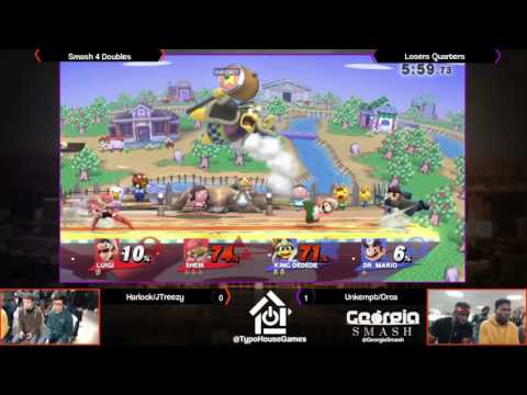 GB 2/11/2017 - Harlock/JTreezy vs Unkempt/Orca - Smash 4 Doubles Losers Quarters