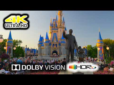 Sunset Walk at The Magic Kingdom Disney World