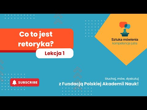 Lekcja 1 - Co to jest retoryka?