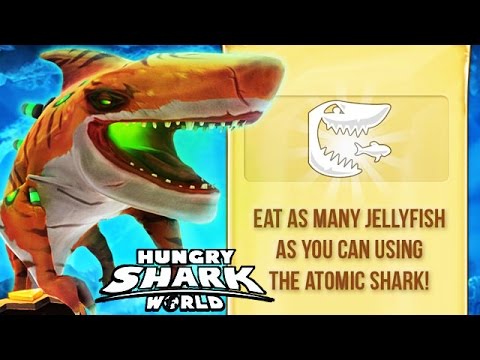Hungry Shark World - Atomic Shark Jellyfish Daily Contest