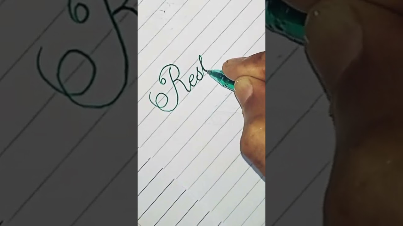 Beautiful cursive handwriting practice #shorts #youtubeshorts #cursive #viral #youtube