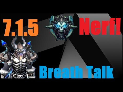 7.1.5 Frost DK Breath Spec - 10% Stam Nerf - 886ilvl