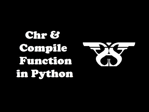 168 Chr And Compile Function In Python With Example Code Python Built In Functions 5