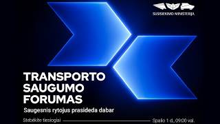 Transporto saugumo forumo transliacija