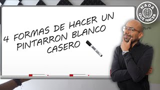 Como hacer un pizarrón/pizarra blanco en la pared casera |NQUEH