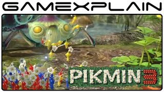 Pikmin 3 Gameplay Footage from Nintendo Direct (High Quality)