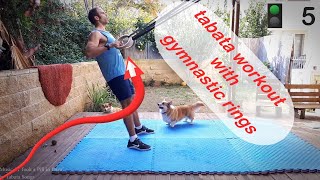 tabata workout with gymnastic rings