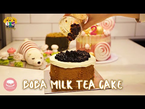 VIRAL!! THIS SHOP MAKES THE BEST BOBA MILK TEA CAKE IN MELBOURNE! #BELLYREVIEW