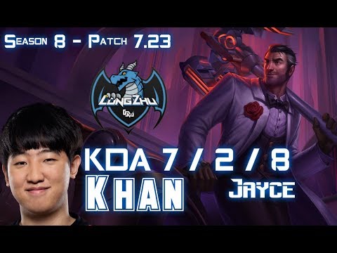 LZ Khan JAYCE vs YASUO Mid - Patch 7.23 KR Ranked