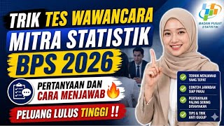 Download lagu BPS Statistics Partner Interview Test 2026 | Questions and Answers 🔥 High Chance of Passing‼️ mp3