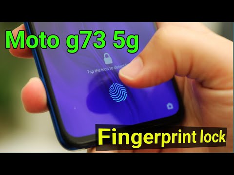 how to add fingerprint lock in moto g73 5g | moto g73 me finger lock kaise lagaye