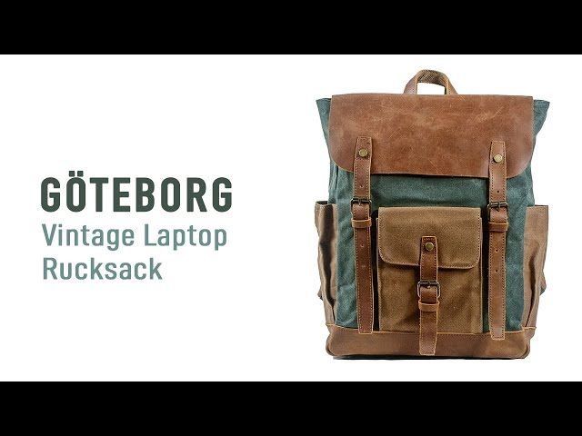 Vintage Laptop Backpack - Sturdy & Timeless