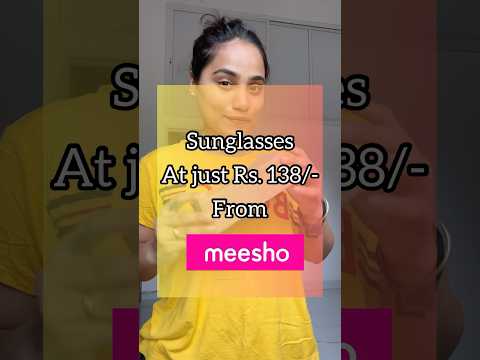 #meesho #meeshohaul #fashion #sunglasses #meeshofinds #brownshades #blackshades #instagram #ootd