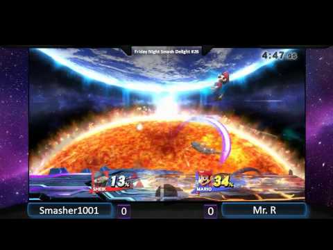 FNSD #26, (WR4), Mr.R (Sheik) Vs Smasher1001 (Mario)