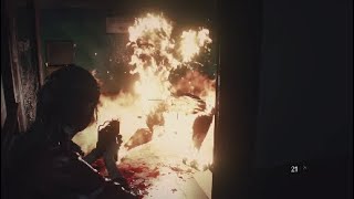 クレア裏re:2 part10 燃える上腕三頭筋