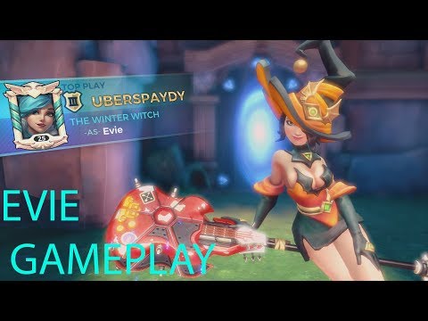 Paladins Evie Classic Siege Gameplay 0 deaths (OB64)