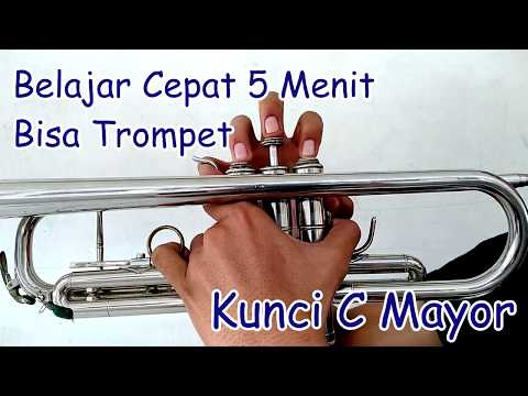 Belajar cepat 5 menit langsung bisa trompet - chord C mayor