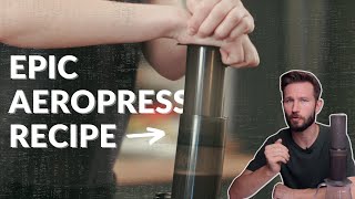 Try this AeroPress recipe for bigger batches
