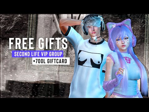Second Life Free Gift 700L Giftcard | FREE VIP Group 12H | GACHAS @ The Arcade