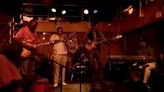 Michael C. Lewis at Roots Cafe's Jazz/Blues Jam Session