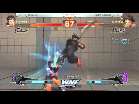 SSF4AE Chris G vs Team Seaslug - WNF 1.7