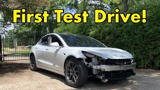 Rebuilding a Wrecked Tesla Model 3 Possible?  part 3
