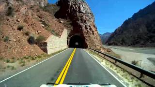 Por la Cordillera de Los Andes, Ruta 7, Mendoza Argentina. Driving thru the Andes Mountains