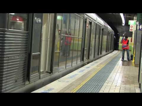 Sydney Trains (metro/tube), incl. station announcements, 1.1.2008, Sydney, Australia, part.1.