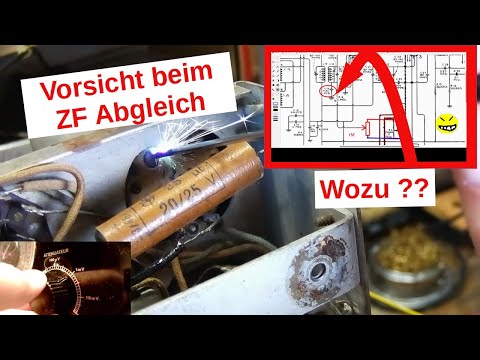 [176] falsches Poti, ZF-Abgleich, Oszillatorkreis Abgleich - Westinghouse WR48 Teil4