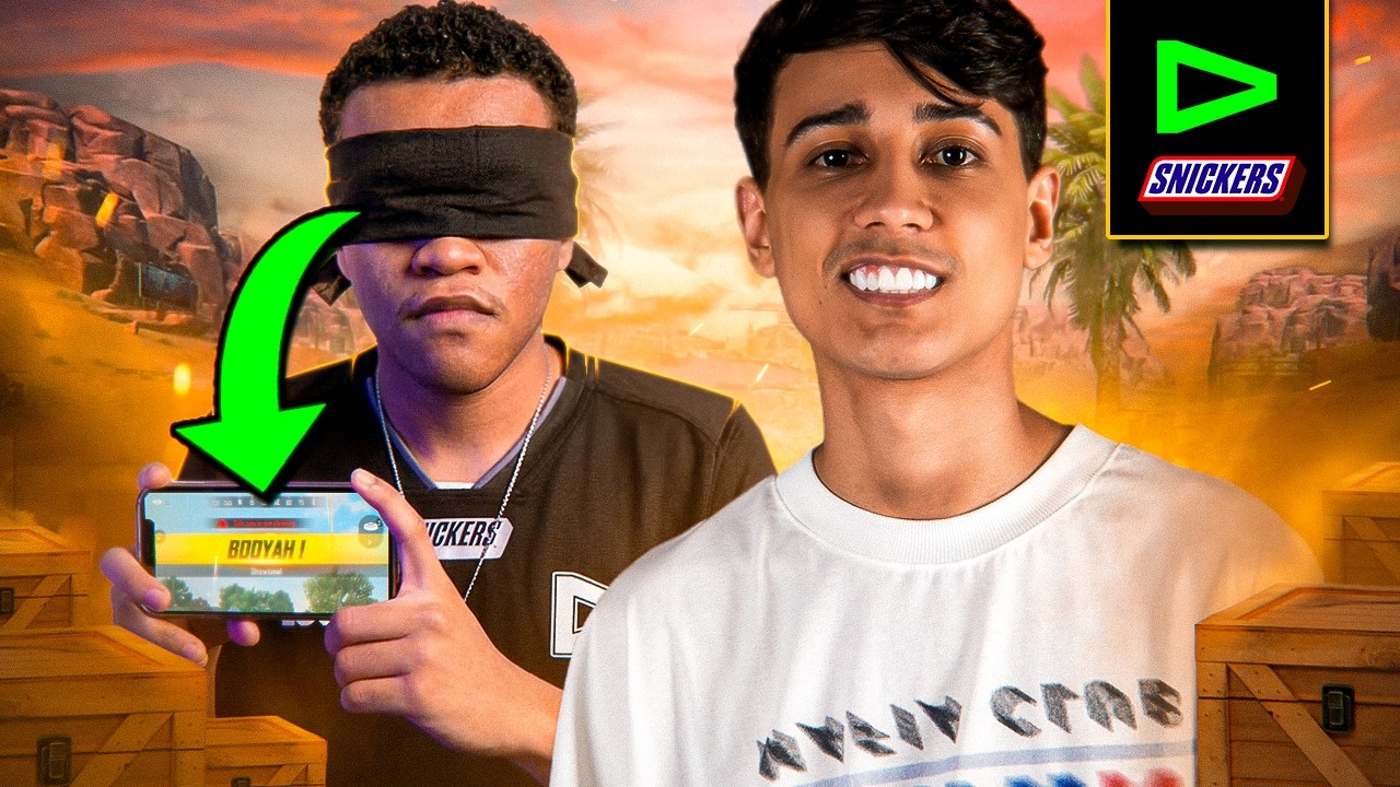 DESAFIO DO X1 VENDADO NO FREE FIRE