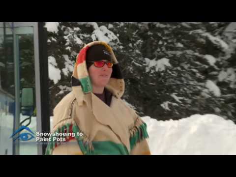 Snowshoeing to Paint Pots